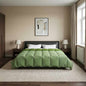 Anthracite Quilted Summer Duvet 135 x 200 cm Microfiber