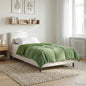 Anthracite Quilted Summer Duvet 135 x 200 cm Microfiber
