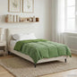 Anthracite Quilted Summer Duvet 135 x 200 cm Microfiber