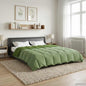 Anthracite Quilted Summer Duvet 135 x 200 cm Microfiber
