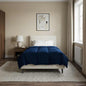 Anthracite Quilted Summer Duvet 135 x 200 cm Microfiber