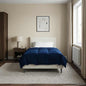 Anthracite Quilted Summer Duvet 135 x 200 cm Microfiber