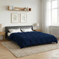 Anthracite Quilted Summer Duvet 135 x 200 cm Microfiber