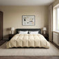 Anthracite Quilted Summer Duvet 135 x 200 cm Microfiber