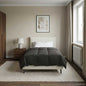 All-Season Quilted Duvet Cream 135 x 200 cm Microfiber