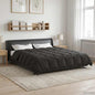All-Season Quilted Duvet Cream 135 x 200 cm Microfiber