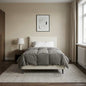 All-Season Quilted Duvet Cream 135 x 200 cm Microfiber