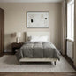 All-Season Quilted Duvet Cream 135 x 200 cm Microfiber