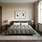 All-Season Quilted Duvet Cream 135 x 200 cm Microfiber
