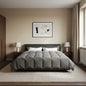 All-Season Quilted Duvet Cream 135 x 200 cm Microfiber