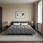 All-Season Quilted Duvet Cream 135 x 200 cm Microfiber