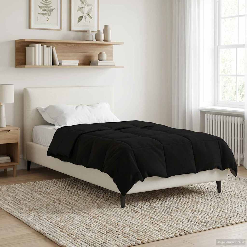 All-Season Quilted Duvet Cream 135 x 200 cm Microfiber