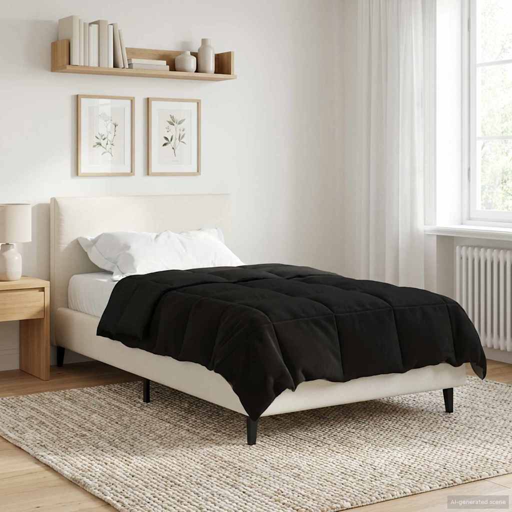 All-Season Quilted Duvet Cream 135 x 200 cm Microfiber