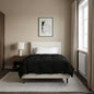 All-Season Quilted Duvet Cream 135 x 200 cm Microfiber