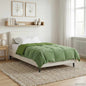 All-Season Quilted Duvet Cream 135 x 200 cm Microfiber