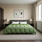 All-Season Quilted Duvet Cream 135 x 200 cm Microfiber