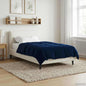 All-Season Quilted Duvet Cream 135 x 200 cm Microfiber
