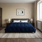 All-Season Quilted Duvet Cream 135 x 200 cm Microfiber