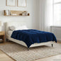 All-Season Quilted Duvet Cream 135 x 200 cm Microfiber