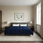 All-Season Quilted Duvet Cream 135 x 200 cm Microfiber