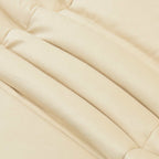 Edredón de Todo el Año Acolchado Crema 135 x 200 cm Microfibra