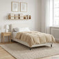 All-Season Quilted Duvet Cream 135 x 200 cm Microfiber