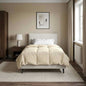 All-Season Quilted Duvet Cream 135 x 200 cm Microfiber