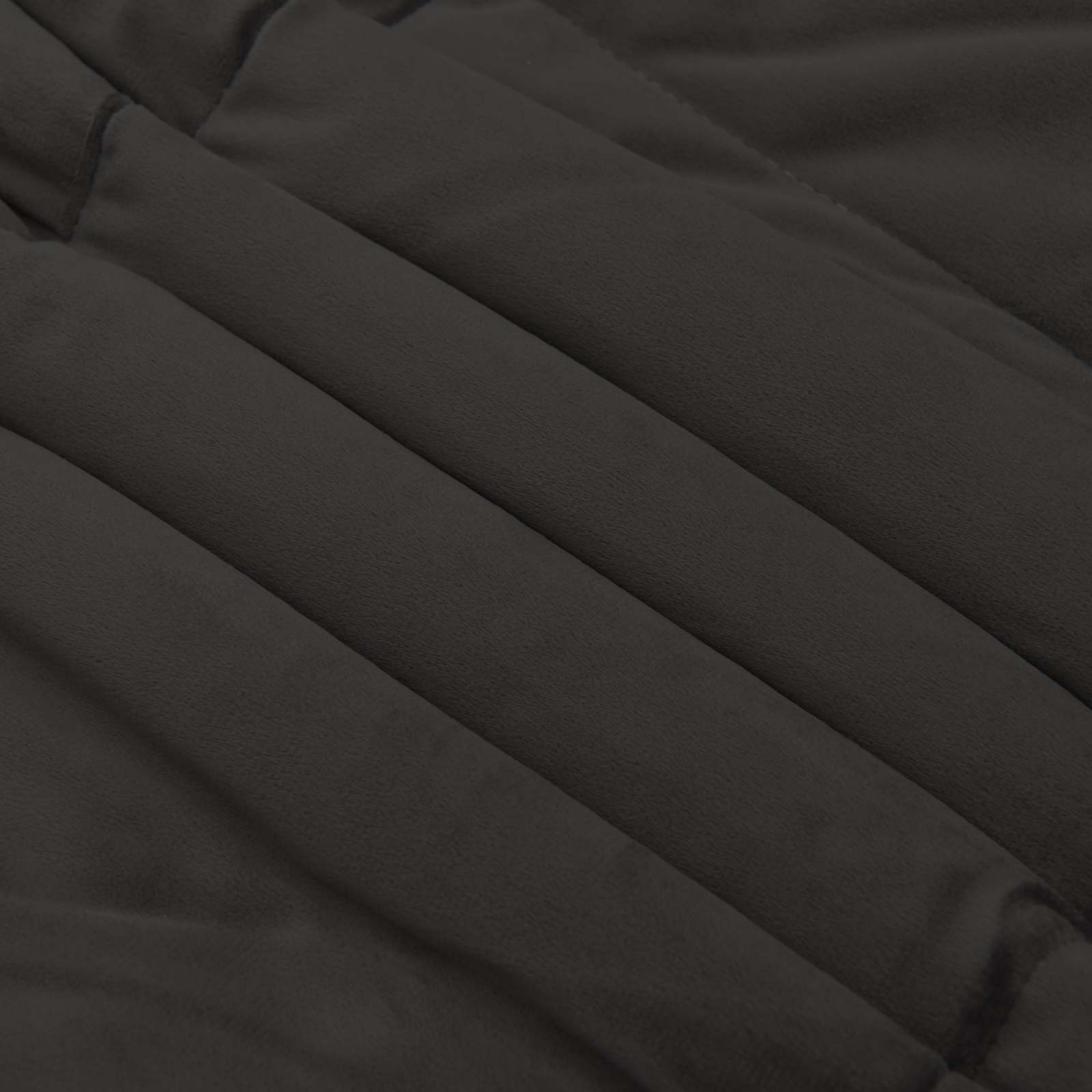 Edredón de Invierno Acolchado Antracita 240 x 260 cm Microfibra