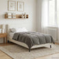 Anthracite Quilted Winter Duvet 240 x 260 cm Microfiber