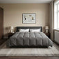 Anthracite Quilted Winter Duvet 240 x 260 cm Microfiber