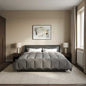 Anthracite Quilted Winter Duvet 240 x 260 cm Microfiber