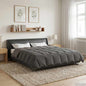Anthracite Quilted Winter Duvet 240 x 260 cm Microfiber