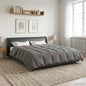 Anthracite Quilted Winter Duvet 240 x 260 cm Microfiber