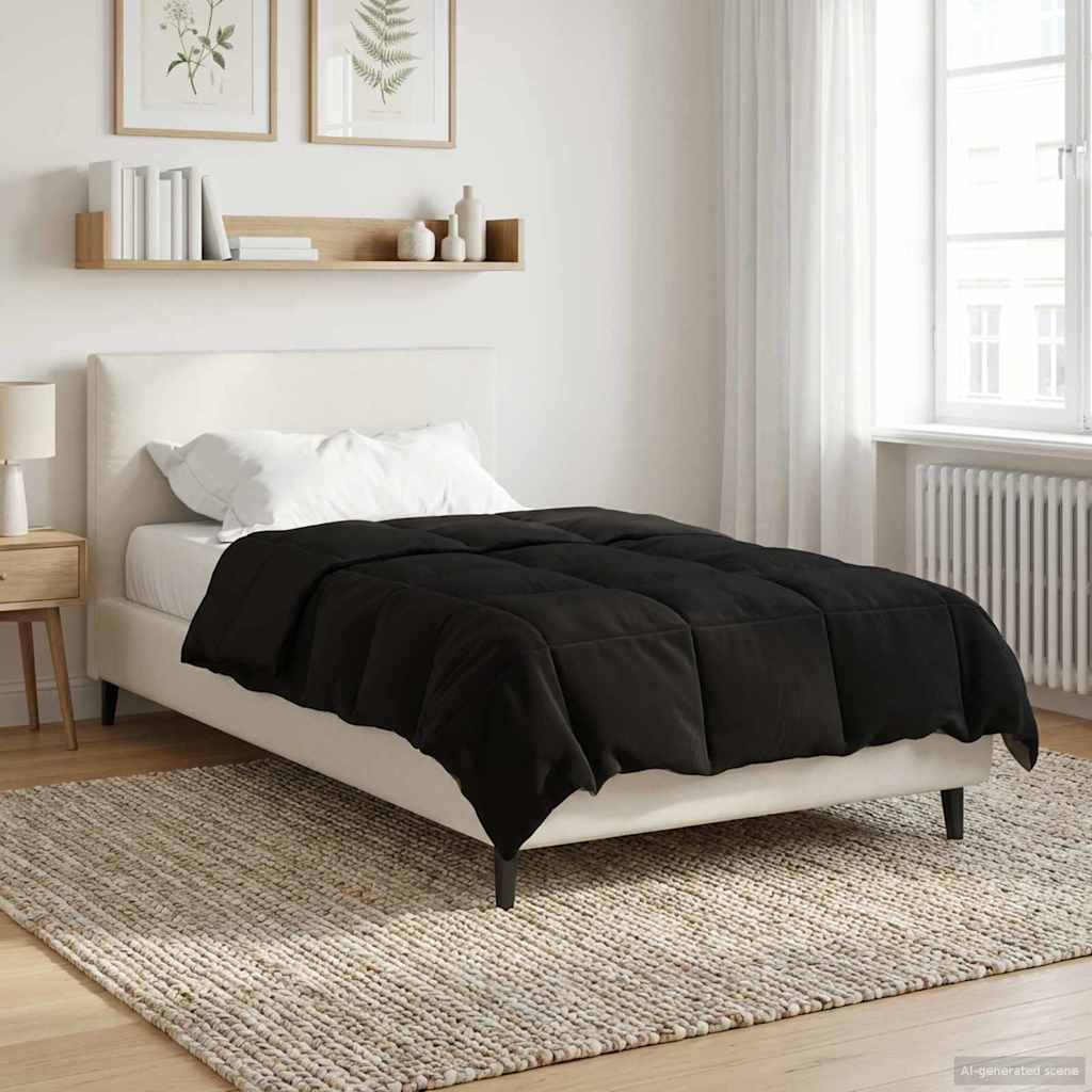 Anthracite Quilted Winter Duvet 240 x 260 cm Microfiber
