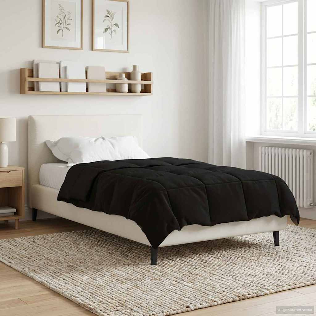 Anthracite Quilted Winter Duvet 240 x 260 cm Microfiber