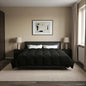 Anthracite Quilted Winter Duvet 240 x 260 cm Microfiber