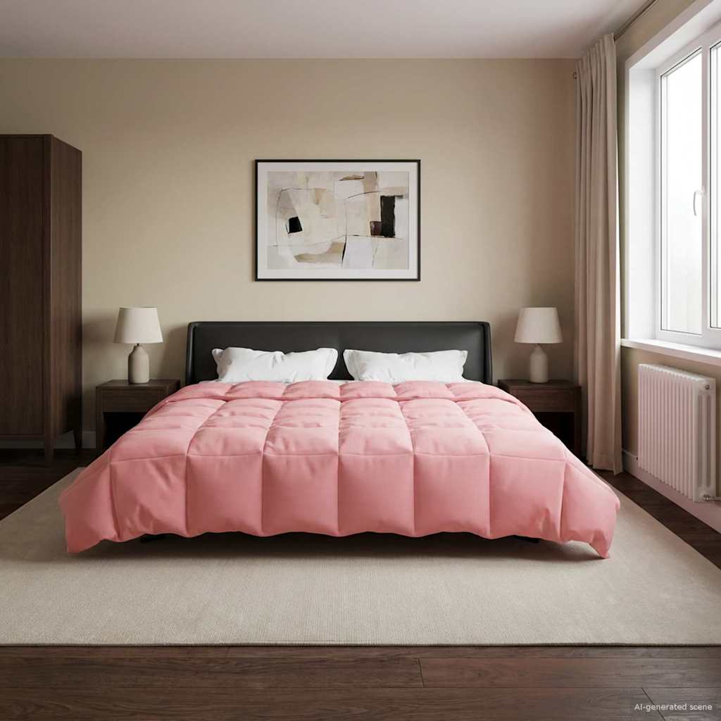 Anthracite Quilted Winter Duvet 240 x 260 cm Microfiber