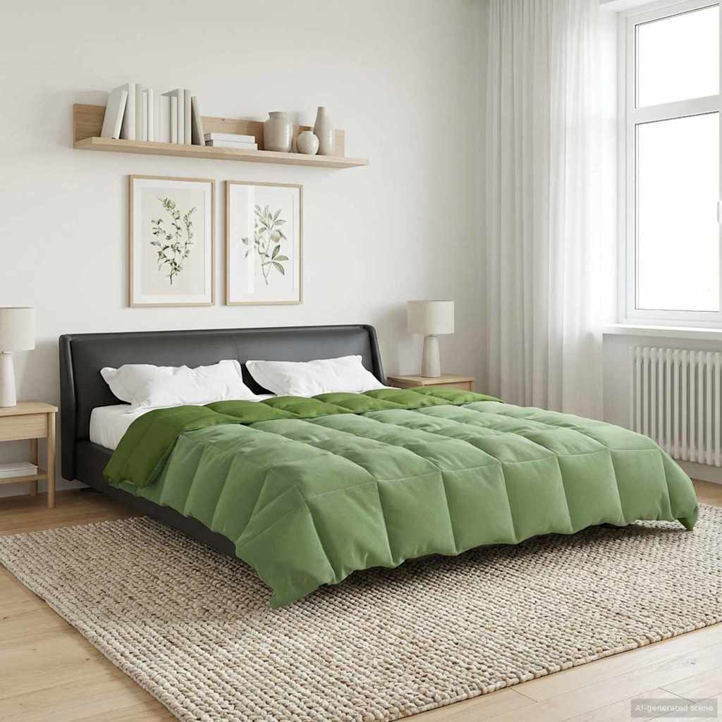 Anthracite Quilted Winter Duvet 240 x 260 cm Microfiber