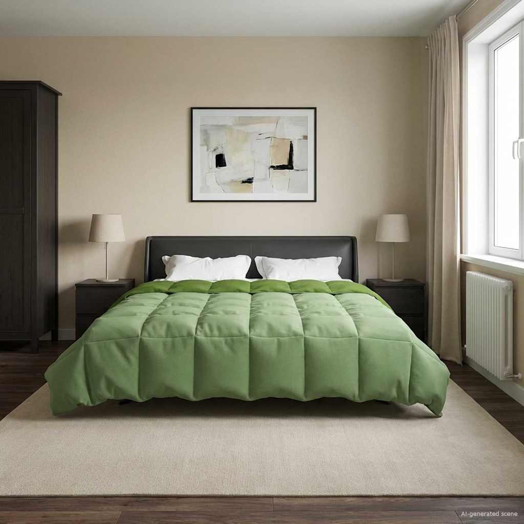 Anthracite Quilted Winter Duvet 240 x 260 cm Microfiber
