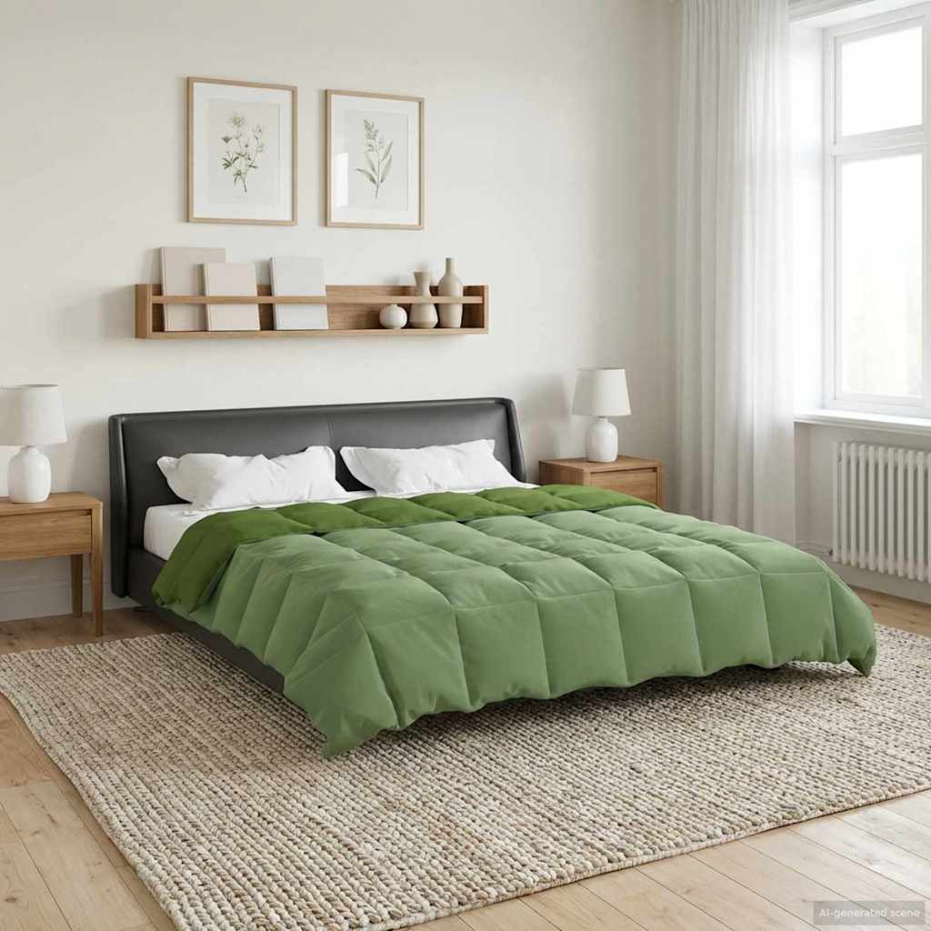 Anthracite Quilted Winter Duvet 240 x 260 cm Microfiber
