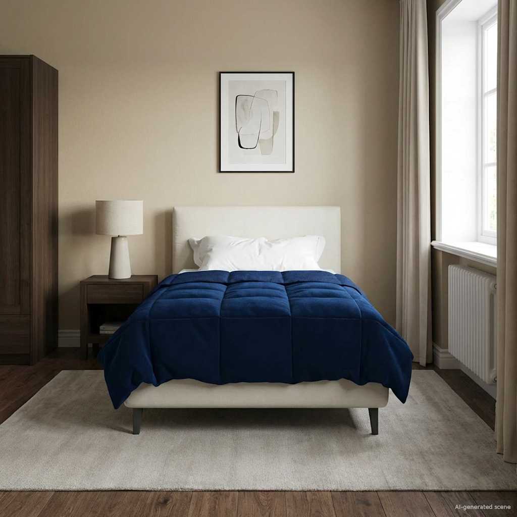Anthracite Quilted Winter Duvet 240 x 260 cm Microfiber