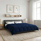 Anthracite Quilted Winter Duvet 240 x 260 cm Microfiber