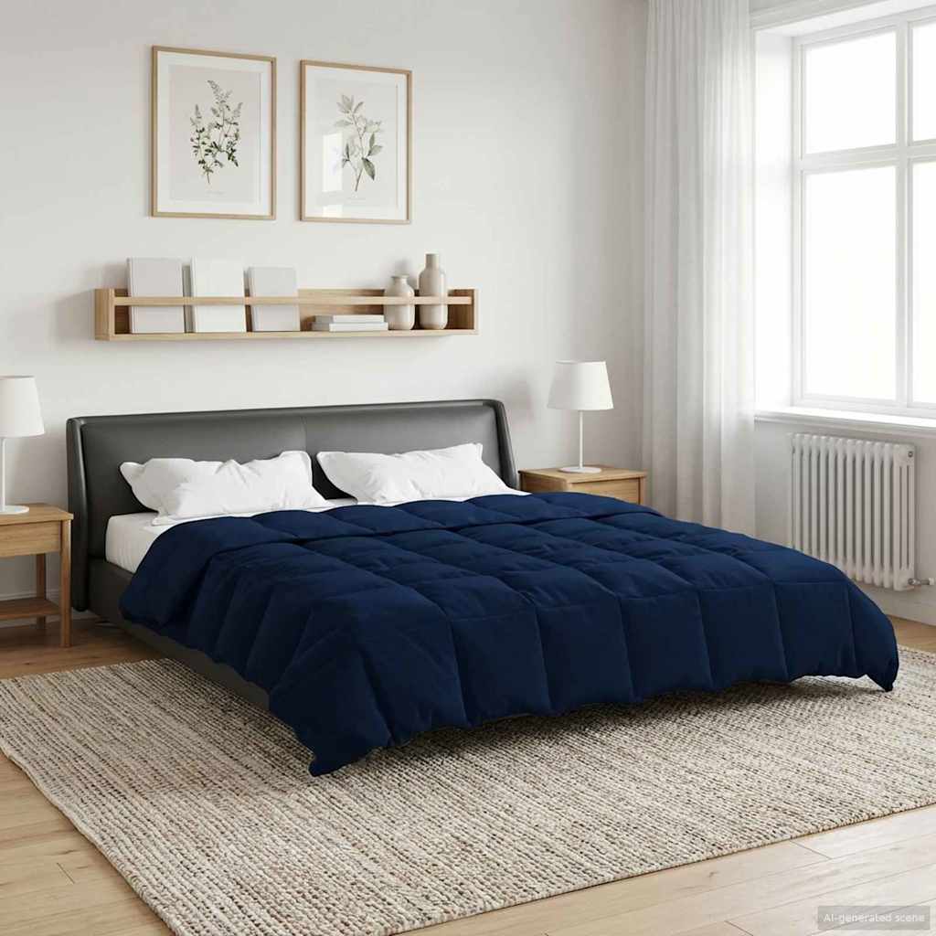 Anthracite Quilted Winter Duvet 240 x 260 cm Microfiber