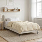 Anthracite Quilted Winter Duvet 240 x 260 cm Microfiber