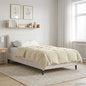 Anthracite Quilted Winter Duvet 240 x 260 cm Microfiber