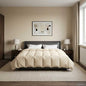 Anthracite Quilted Winter Duvet 240 x 260 cm Microfiber