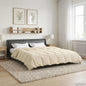 Anthracite Quilted Winter Duvet 240 x 260 cm Microfiber