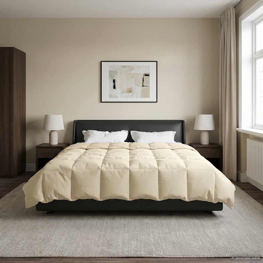 Anthracite Quilted Winter Duvet 240 x 260 cm Microfiber