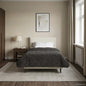 Quilted Summer Duvet Anthracite 135 x 200 cm