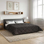Quilted Summer Duvet Anthracite 135 x 200 cm
